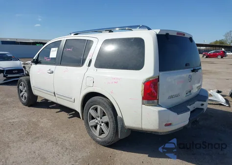 2011 Nissan Armada Platinum z USA, uszkodzony, nr VIN 5N1BA0NF2BN615265